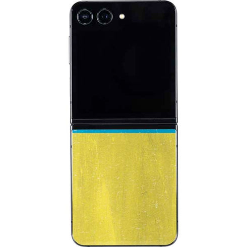 Ukraine Flag Distressed Galaxy Z Flip5 5G Skin